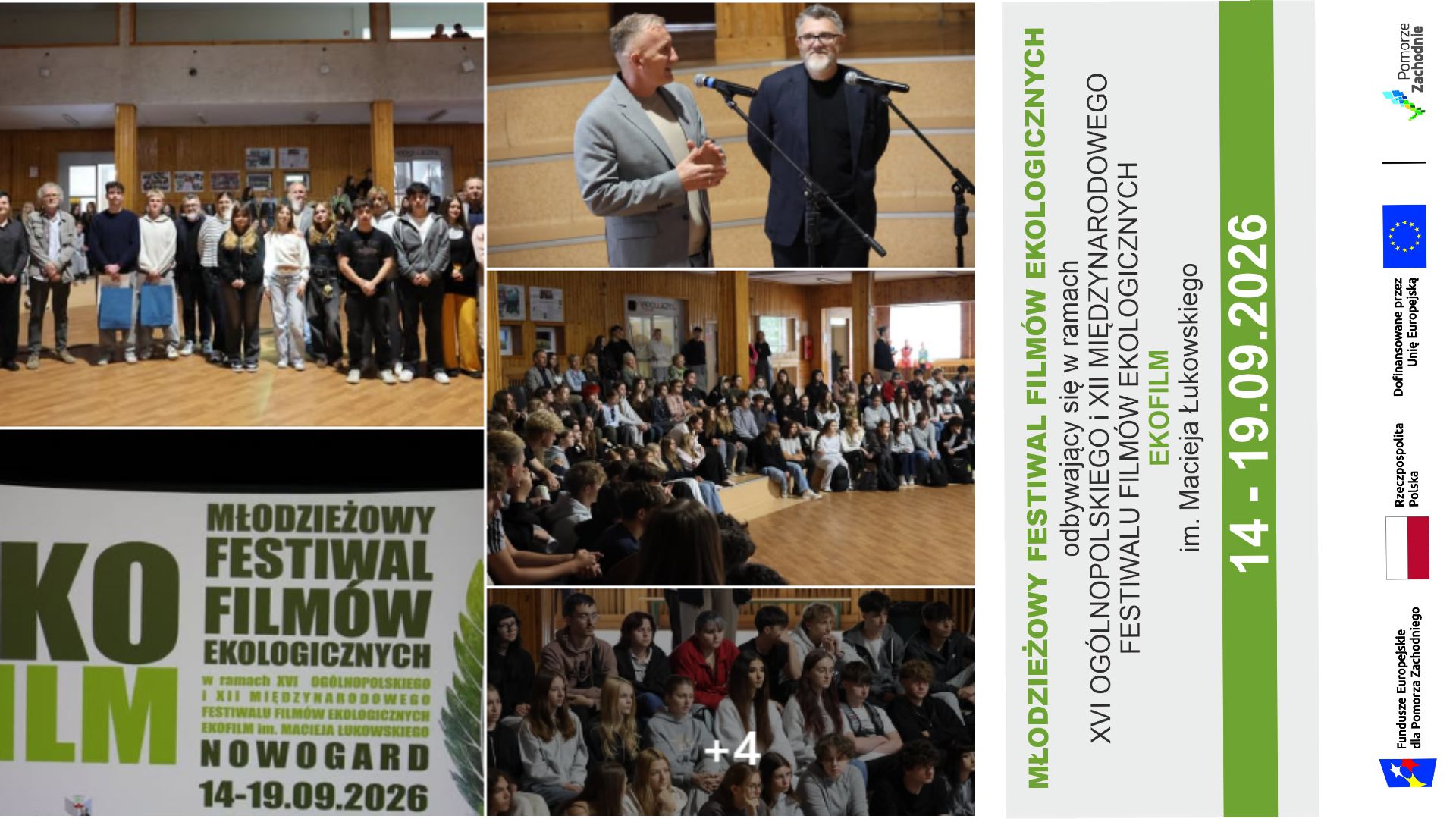 Gratuluję laureatom festiwalu EKOFILM w Nowogardzie